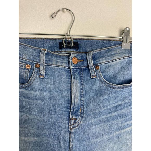 J Crew Jeans Womens 27 High Rise Toothpick 9'' Skinny Ankle Stretchy J9733 - Picture 4 of 15